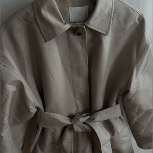 H&M Belted Mid Length Trench